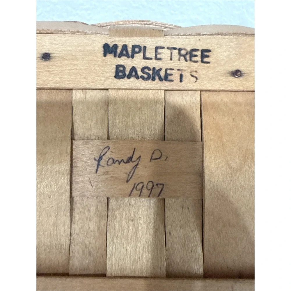 Madison County Iowa Maple Tree Basket Unique 